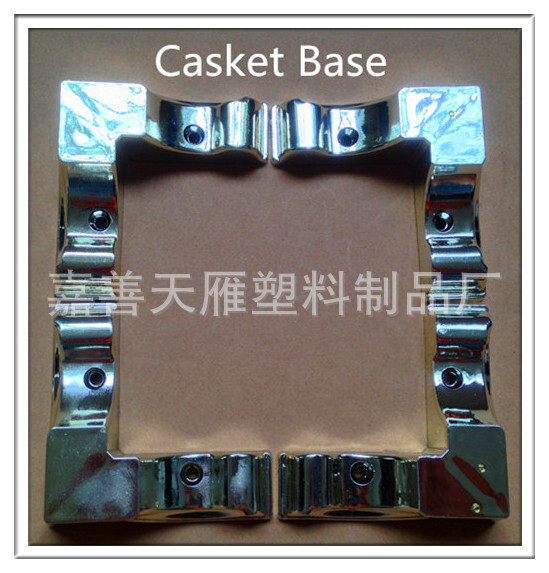 Coffin fittings, plastic casket fittings, coffin decorations, plastic casket floors, factory direct sales.