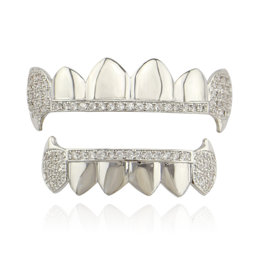 Hip Hop18k gold-drived hip-hop dentures for both men and women