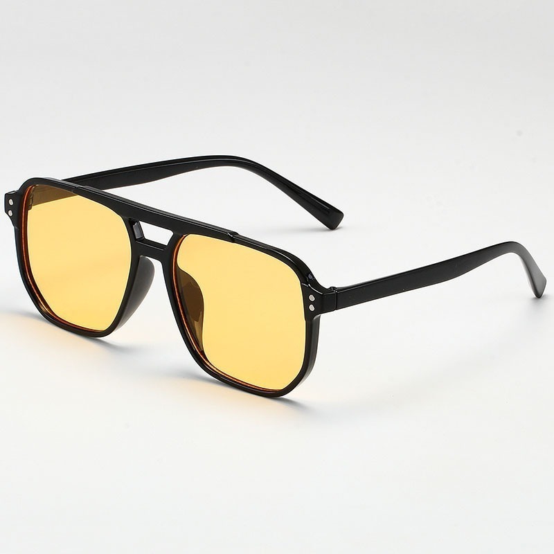 New box sunglasses against the UV net, double beam nail pilot sunglasses