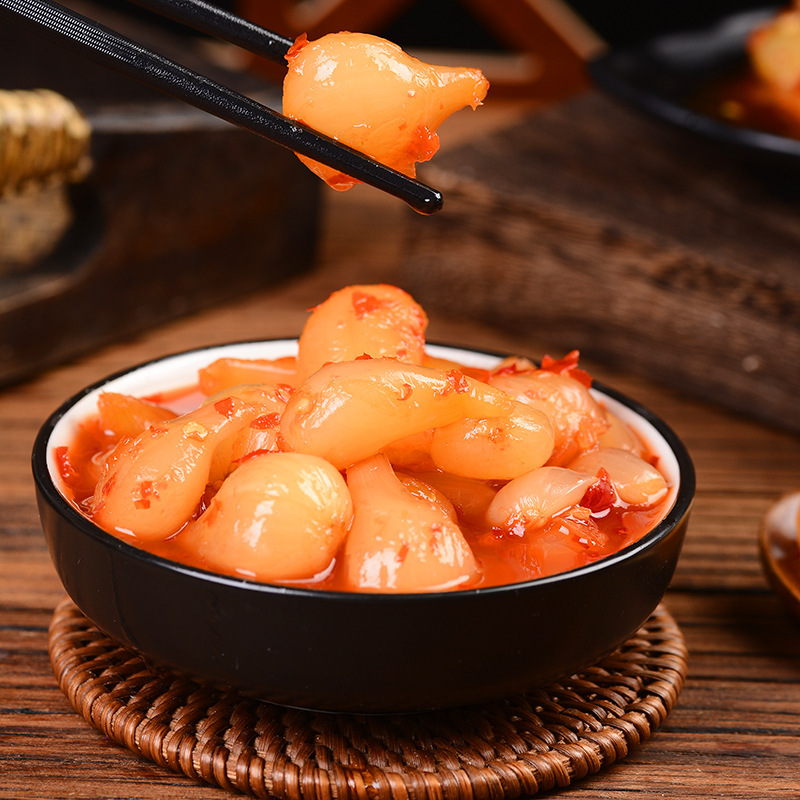 Sweet sour, sour crystal, fresh pickles for the next meal.