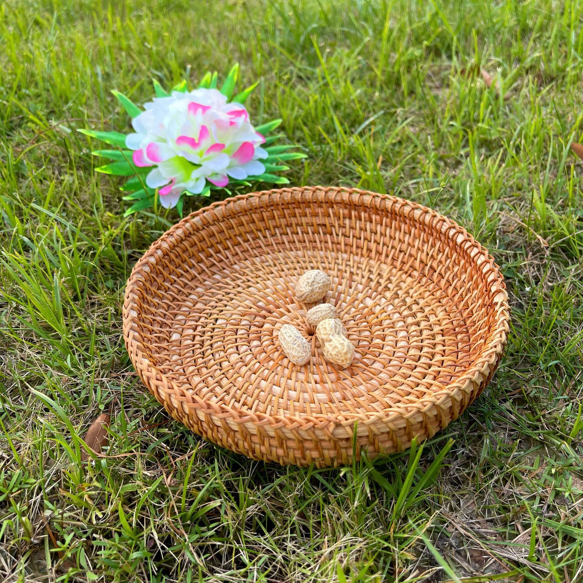 Hand-made fruit baskets.