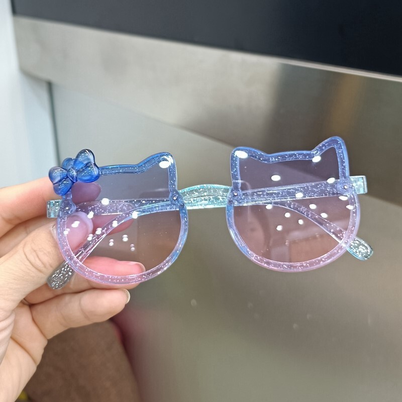 Child Sunglasses Girl against Ultraviolet Cutie Baby Glass Girl.