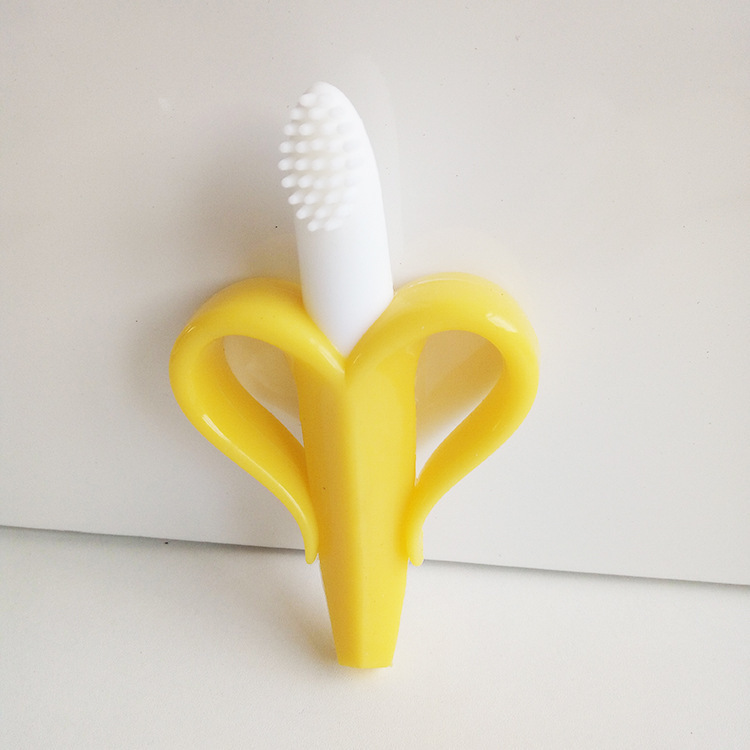 Food-grade banana gum-banana toothbrush.