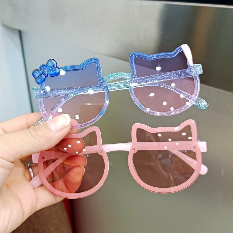 Child Sunglasses Girl against Ultraviolet Cutie Baby Glass Girl.