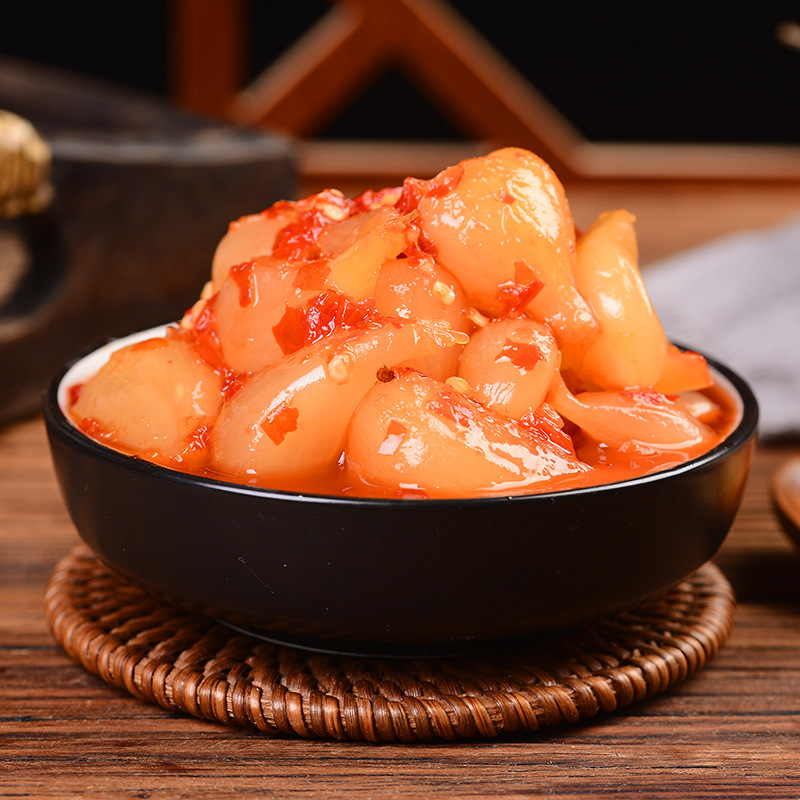 Sweet sour, sour crystal, fresh pickles for the next meal.