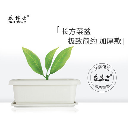 Vật liệu PP có thể phân chia đa chiều của Tiến sĩ Hana làm sâu hơn và làm tăng chậu hoa dài.