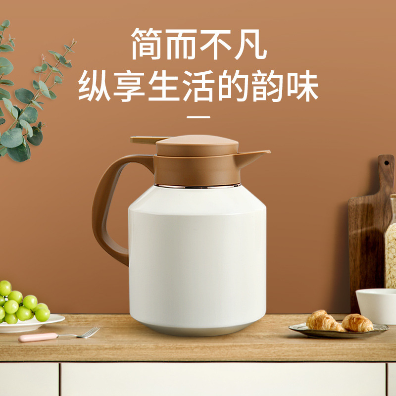 古藏316焖茶壶不锈钢家用老白茶闷泡壶显温保温水壶大容量厂批发