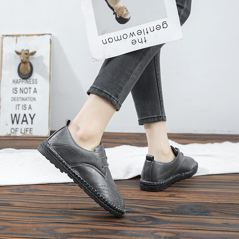 A new 2022 spring, autumn and autumn, a single-shoe wholesale for a lazy pregnant woman with a retrospect.