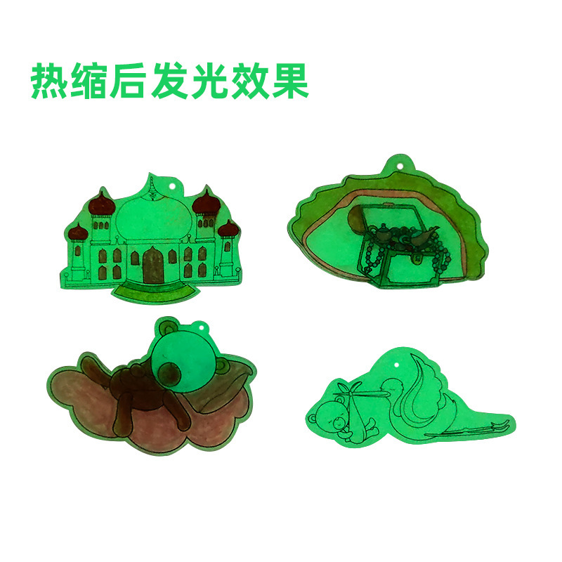 Thu nhỏ nút được cài đặt với DIY để tạo ra vật liệu phát quang màu cát