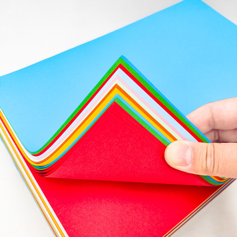 A4 vuông giấy origami đặc biệt cho giấy màu, giấy và giấy cho giấy mềm cho học sinh tiểu học 70g