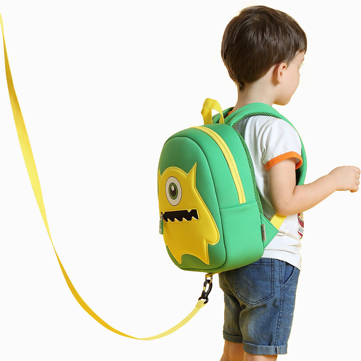 Túi mẫu giáo hoạt hình dễ thương cho các bé trai và bé gái với một em bé từ 1 đến 6 tuổi, đã bị mất cả hai vai.