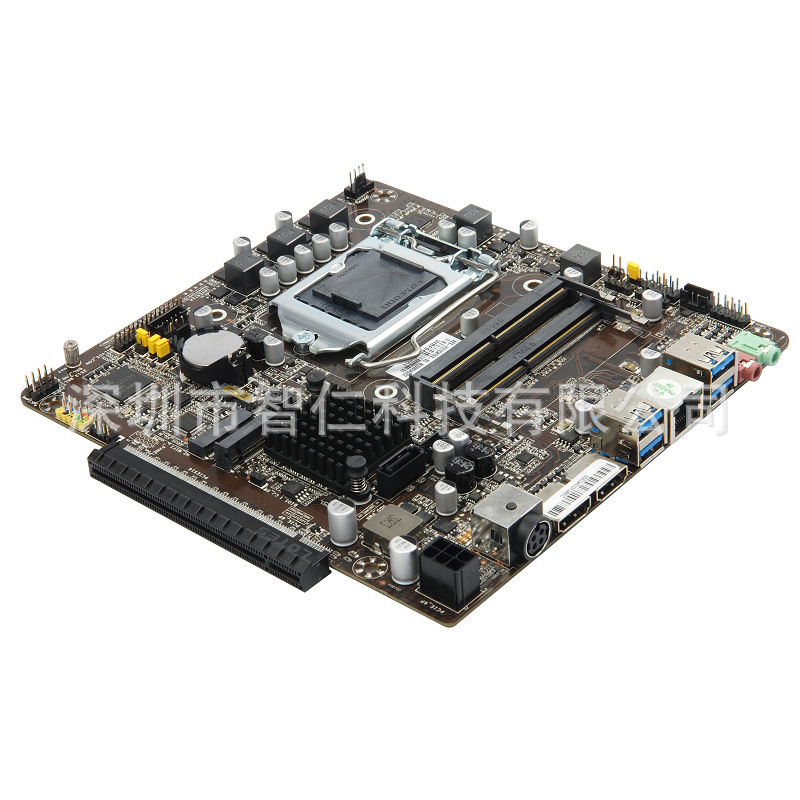 Newest Ji-in H310/B250 Double-Six DDR4*2 Unit Advertiser Mini PC Master Board