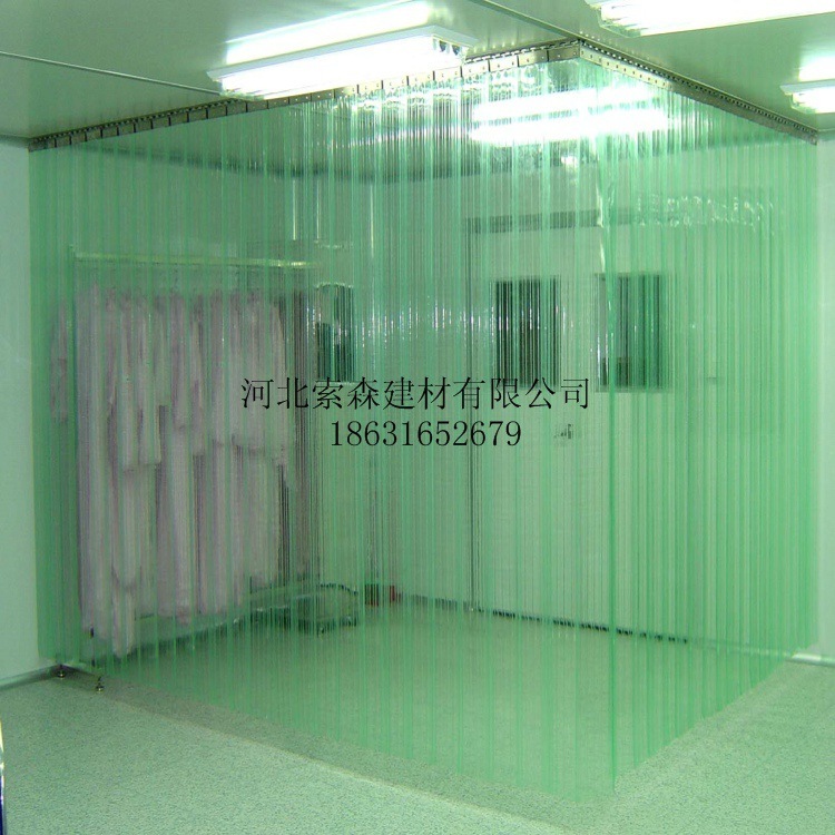 Direct sale of pvc soft-door plastic, four-season, transparent distribution at the supermarket