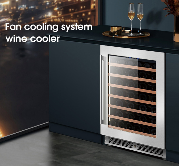 Quán rượu riêng JC-435WS mở cửa quán bar có tủ rượu đỏ
