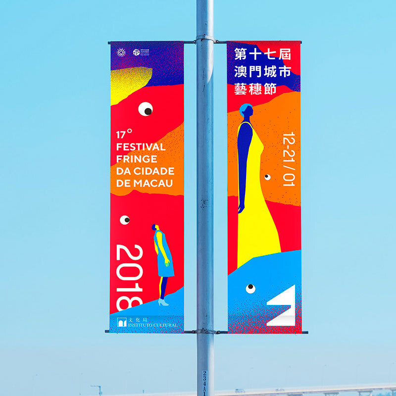 Cross-border direct-for-painted ethylene-based net eyebrush UV outdoor wind-proof advertising banner