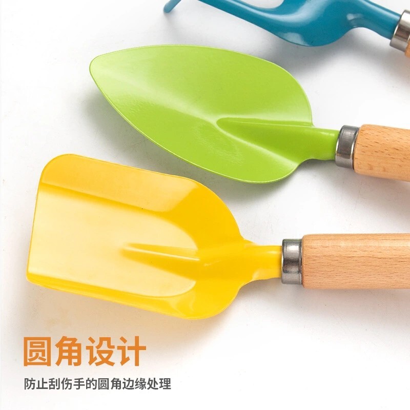 3 bộ dụng cụ làm vườn cát cho việc trồng hoa ngoài trời cho trẻ em trồng hoa