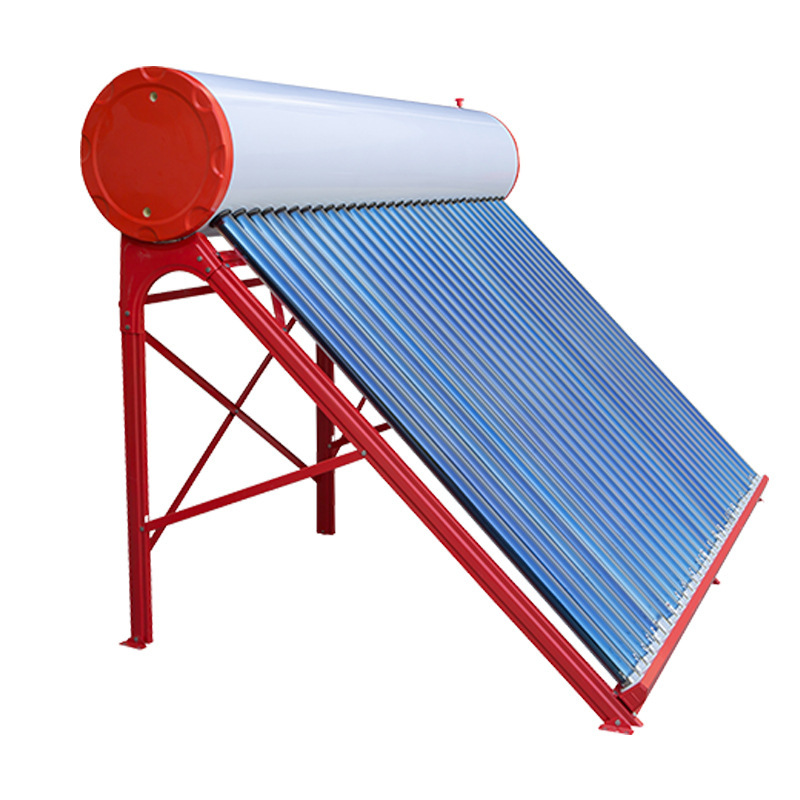 Foreign trade wholesale 80L-400L integrated non-colour-pressed steel solar water heater glass vacuum tube collector