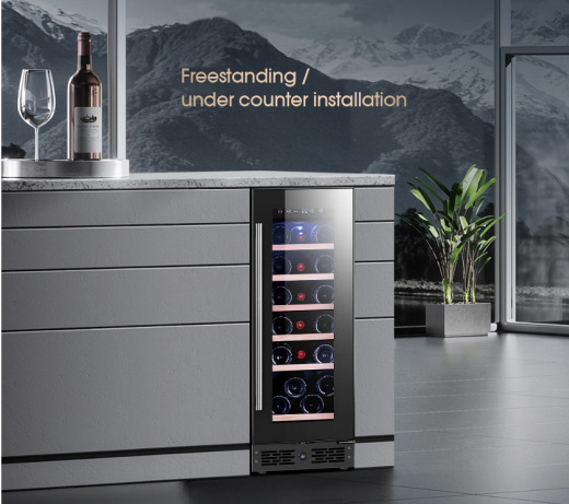 Quán rượu riêng JC-435WS mở cửa quán bar có tủ rượu đỏ
