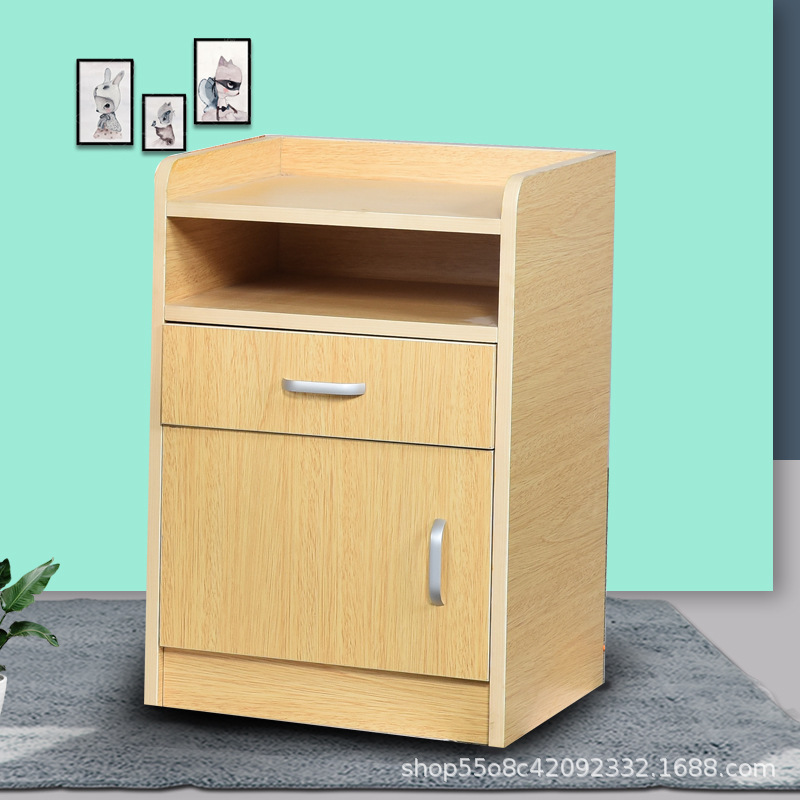 Home-based wooden bedhead cabinet multi-purpose nursing bed medical bed with hospital bed for old age clinic health room