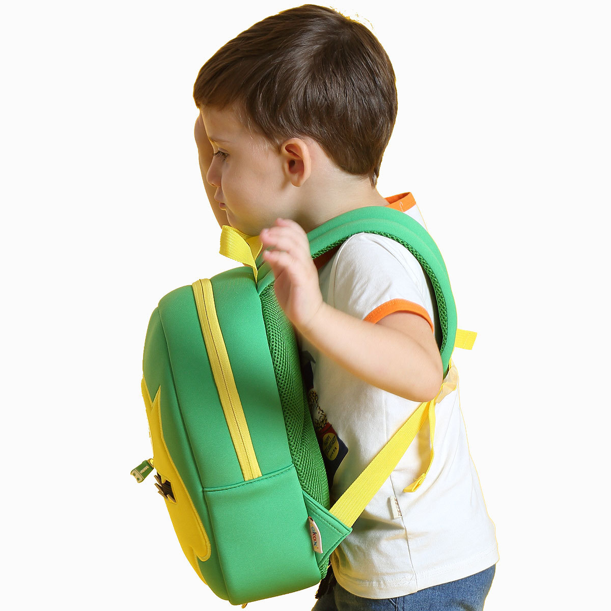 Túi mẫu giáo hoạt hình dễ thương cho các bé trai và bé gái với một em bé từ 1 đến 6 tuổi, đã bị mất cả hai vai.