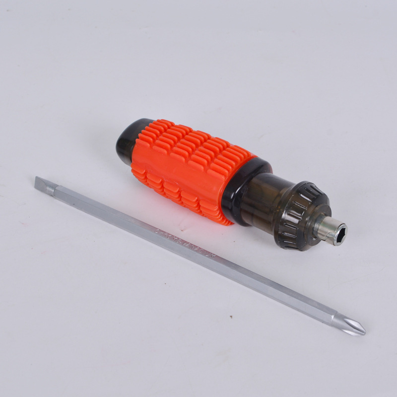 The screwdriver, the PVC double-coloured gel massage handles with a variety of magnets.