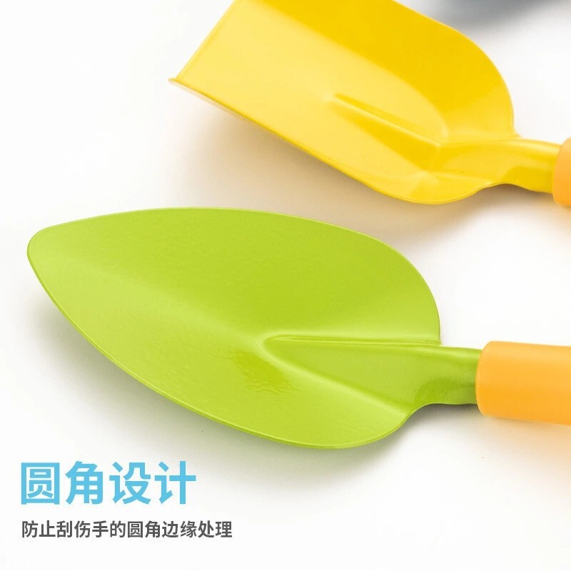 3 bộ hộp vườn trẻ em dán nhãn nhựa với màu sắc của bột ngoài trời chống thép