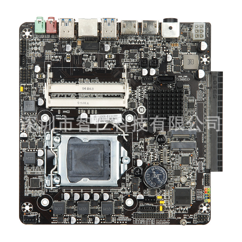 Newest Ji-in H310/B250 Double-Six DDR3*2 One-on-one, mini-PC computer mainboard