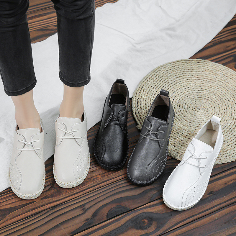 A new 2022 spring, autumn and autumn, a single-shoe wholesale for a lazy pregnant woman with a retrospect.