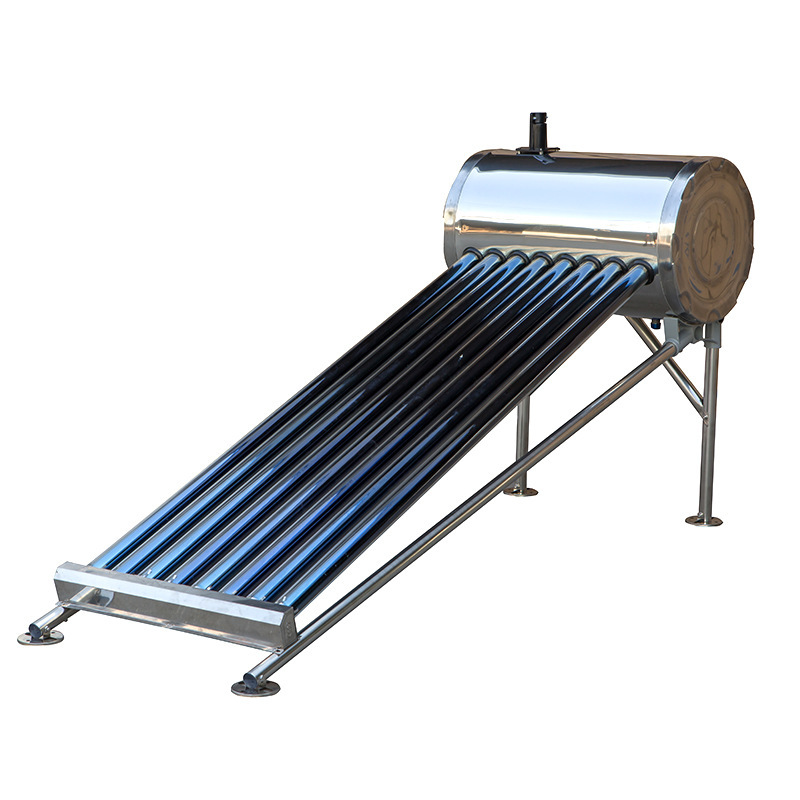 Aluminium alloy racks for solar water heater fittings that do not contain the solar water heater stainless steel support at an angle of 18 degrees