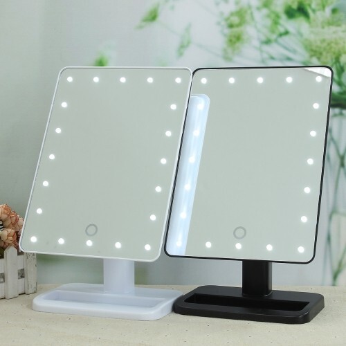 20 lighted make-up mirrors fold desktop desktop make-up mirrors with light