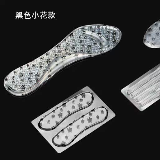 Năm đôi nệm giày với đối tác phía trước và phía sau + trở lại + 7 chấm + dải dài + dây giày