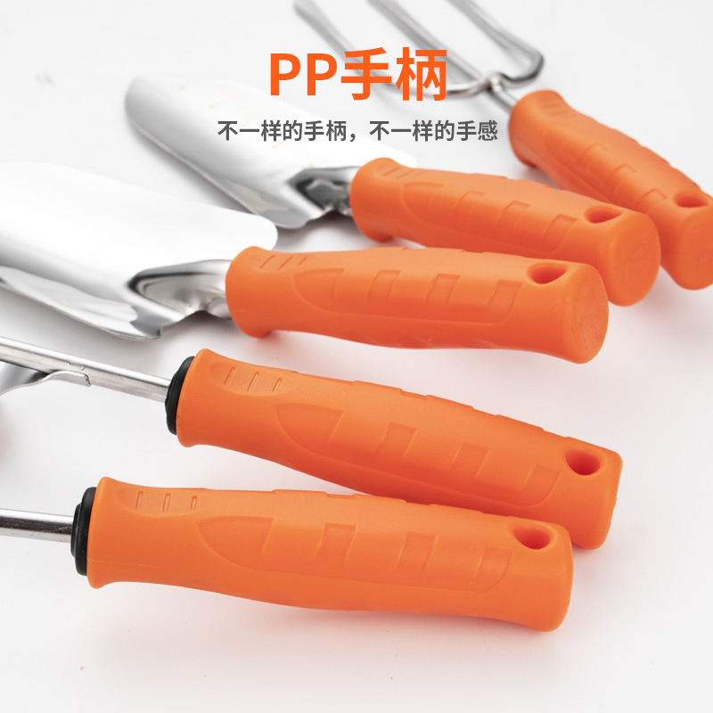 Năm bộ xẻng nhọn cho gia đình những người làm vườn không gỉ thép trồng rau ngoài vườn