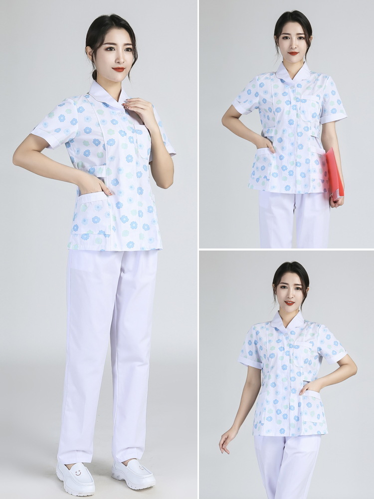 Nurse's dress for a pediatric nurse in a small bouquet of pediatric care.