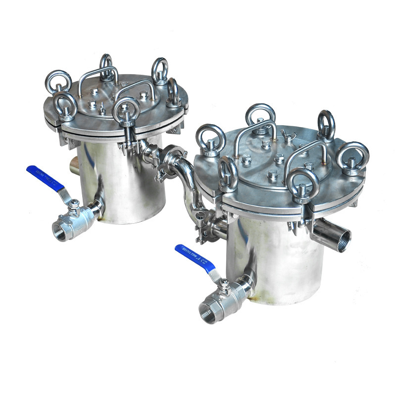 Customized piping piping fluid stainless steel magnetic filters with double-linked paper-slurry iron removal