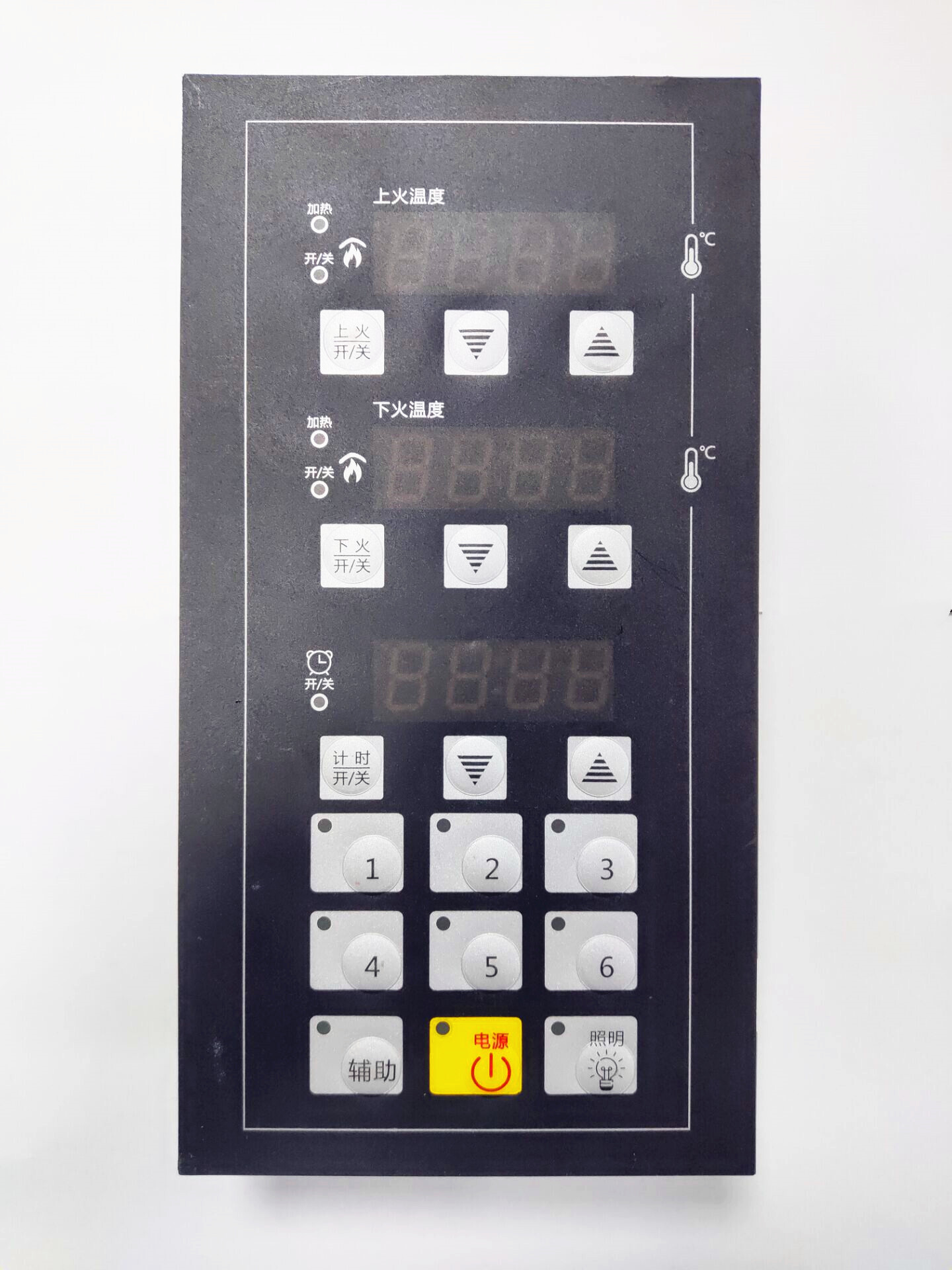 Commercial oven controller board with memory function