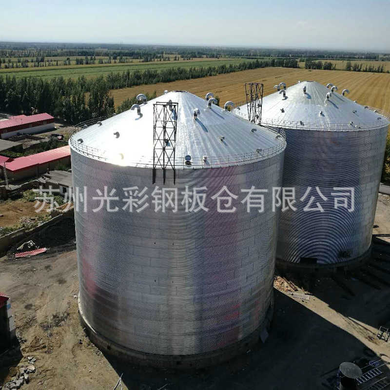 Plant supplies oil and steel storage tanks, cone-based steel storage tanks, corn grain storage tanks,