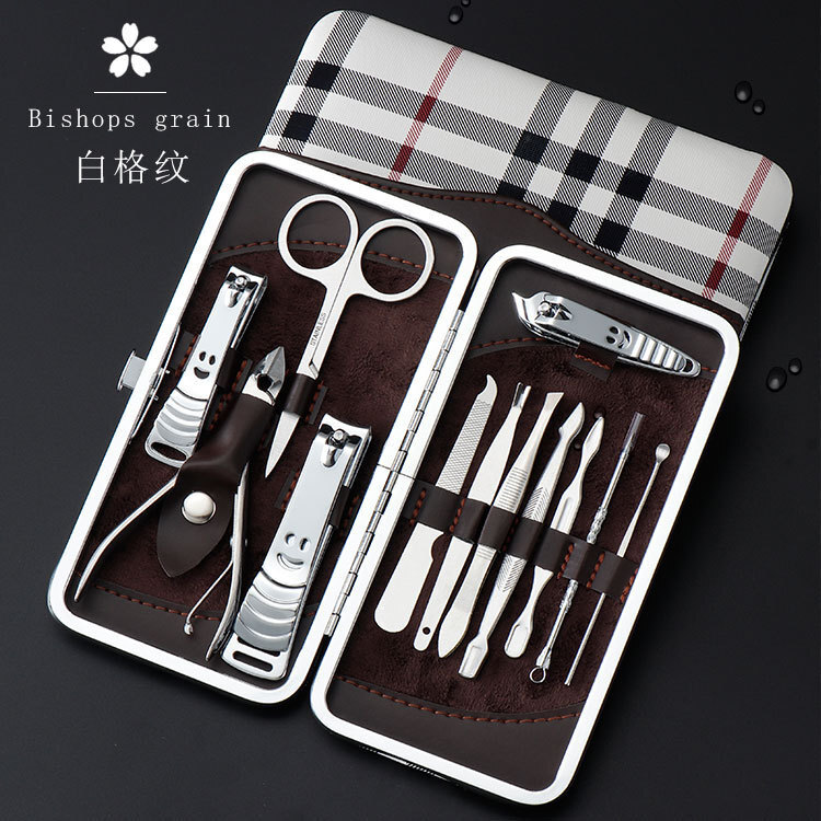 The factory's straight-seller nail knife with 12 pairs of nail nails and nail cutters, and the micromanufactor's money.