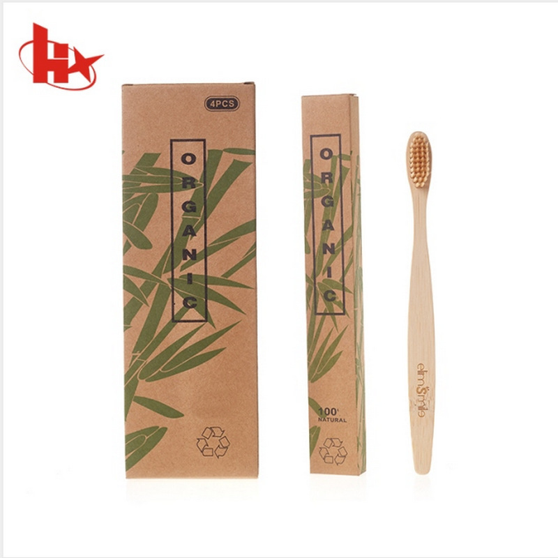 One-time bamboo toothbrusher, one-time set-up set of toothbrushes at the Burgundy Hotel.