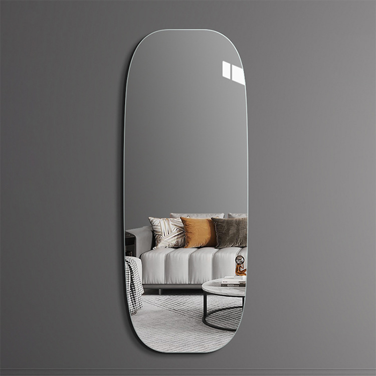 An impenetrable mirror with a wall all over the house.