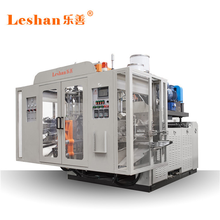 The factory's mini laundromat blower, the laundry liquid plastic maker, the empty machine.