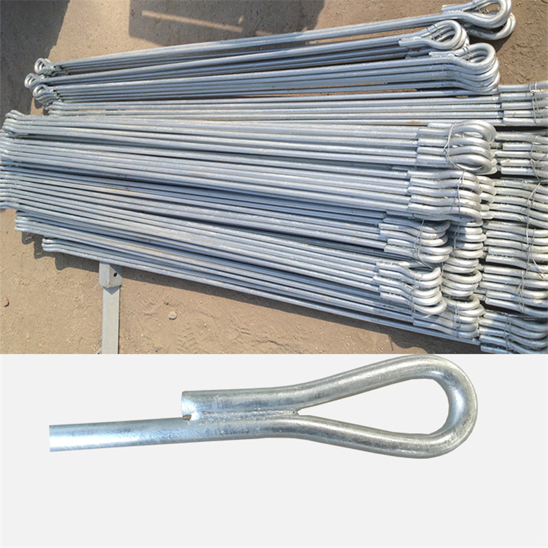 Hot-plated zinc rods, anchor poles, cord anchors, electrical equipment, all the specifications.