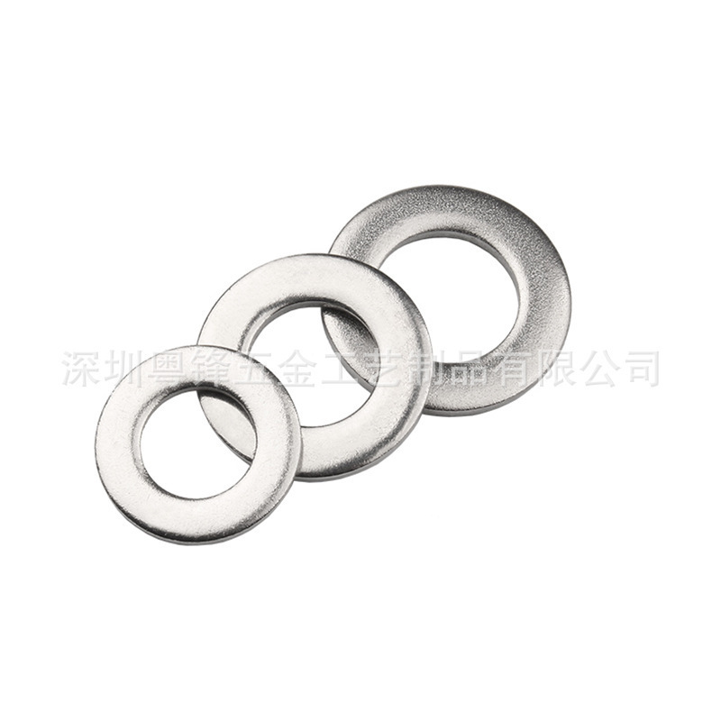 We'll deliver 304 stainless steel mats, DIN125 gaskets.