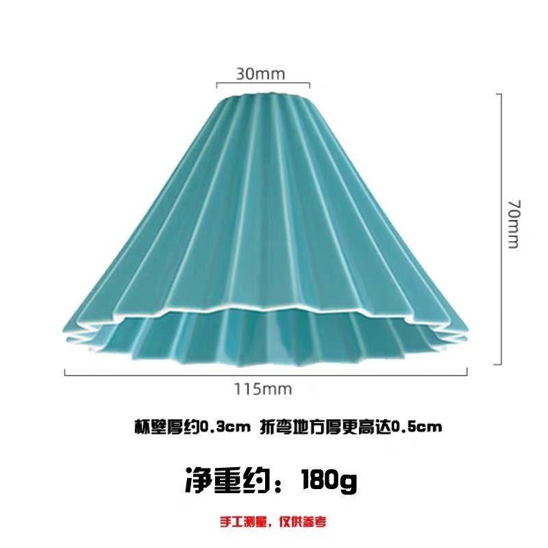 咖啡折纸滤杯 陶瓷手冲咖啡过滤器 V60滴滤咖啡过滤杯带杯托批发