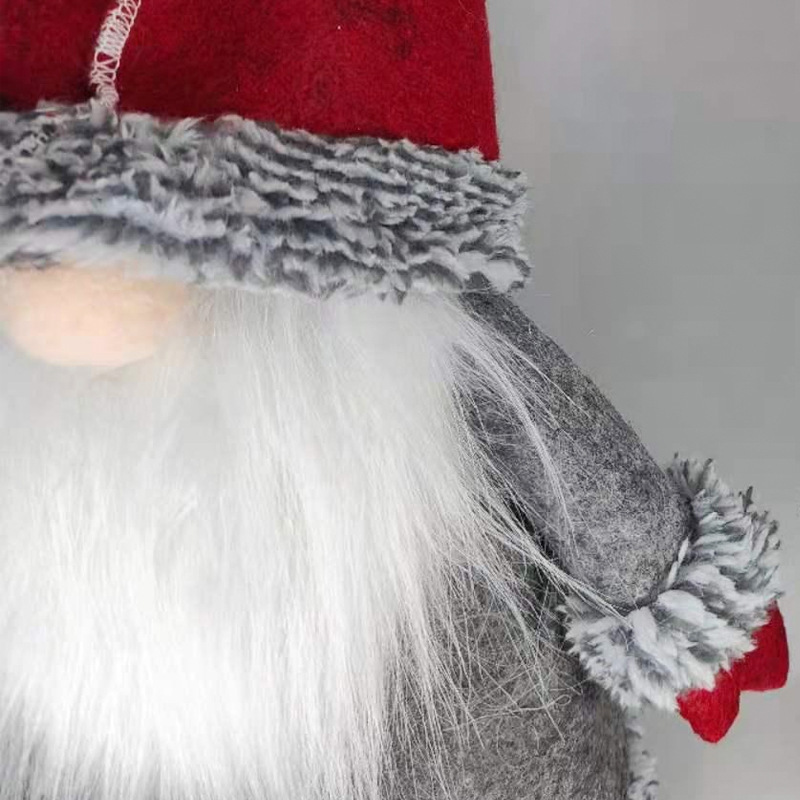 New Christmas decorations for faceless old man window-dressing stand-up hairy-boy gifts.