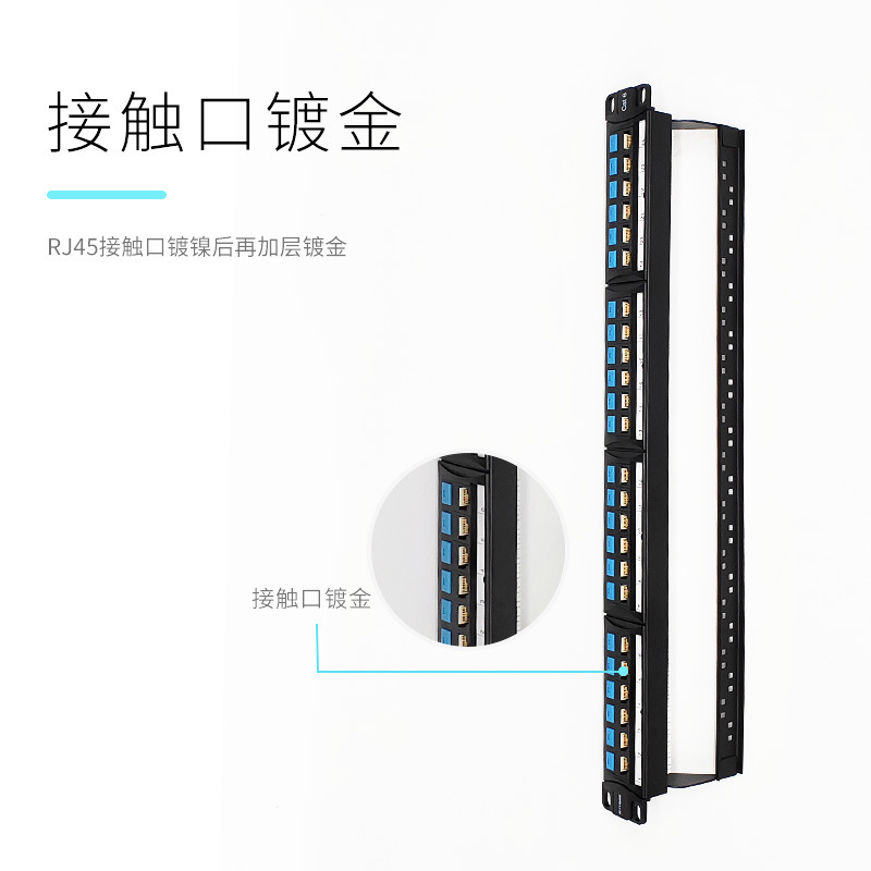 Direct to 24 non-shielded 1U computer network setup for class VI BTYAGE