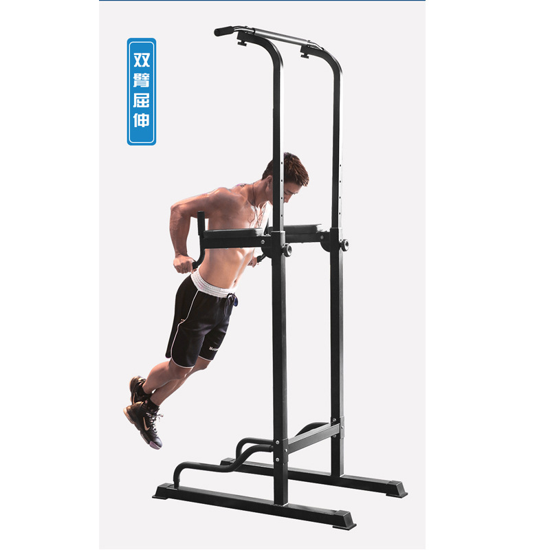 Inductive home-to-house training of gymnasium equipment with a double pole.