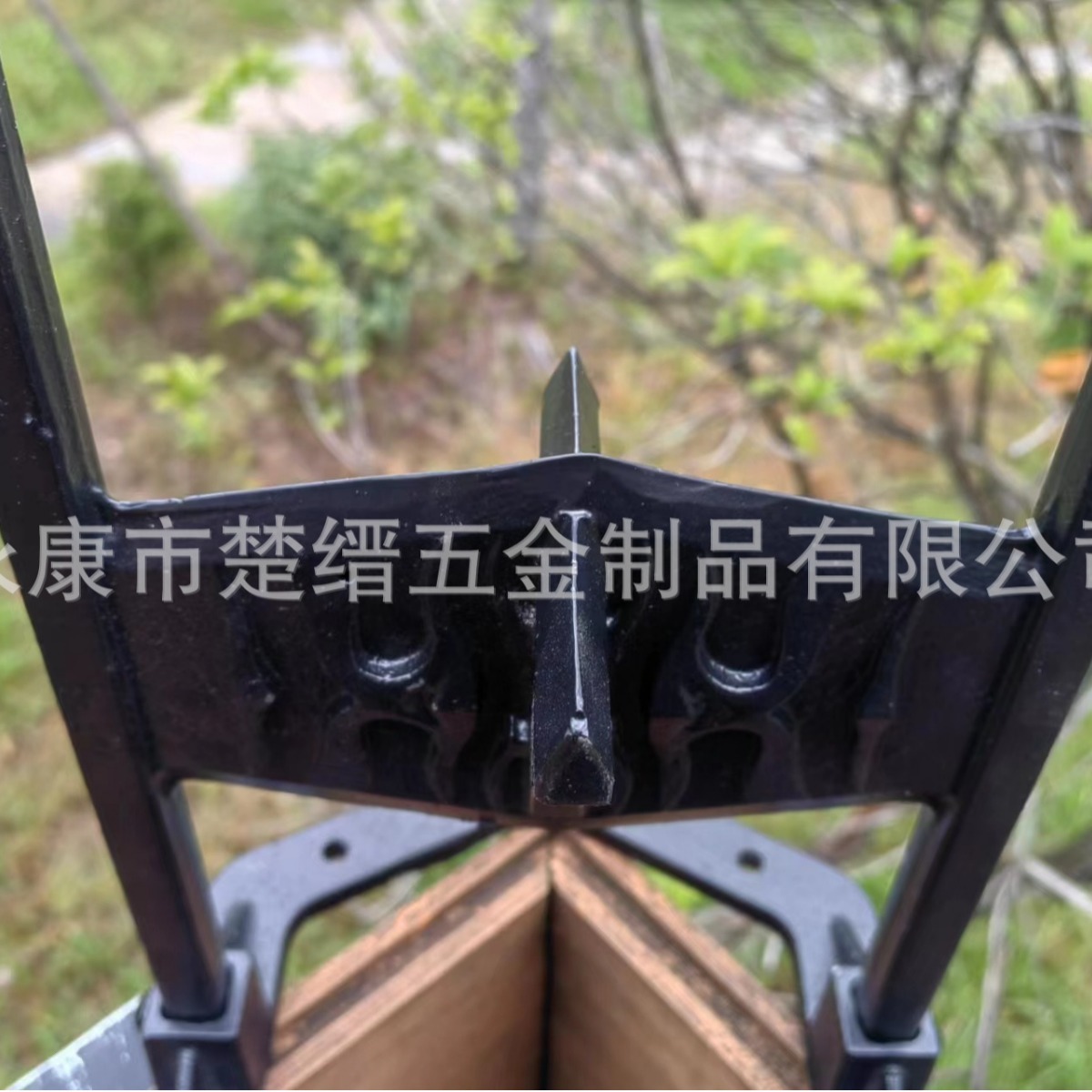 跨境爆款劈柴神器手动木柴分离器家用锰钢劈柴器-铸铁四刃小号