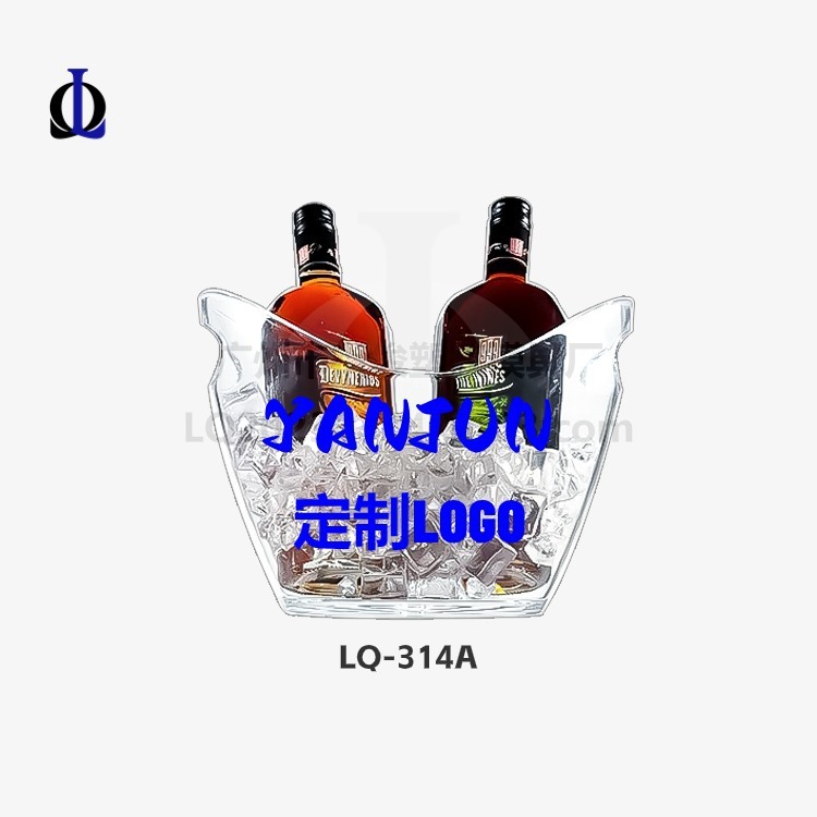 Chất lượng của trống đá nhựa và bia trong suốt và rượu.