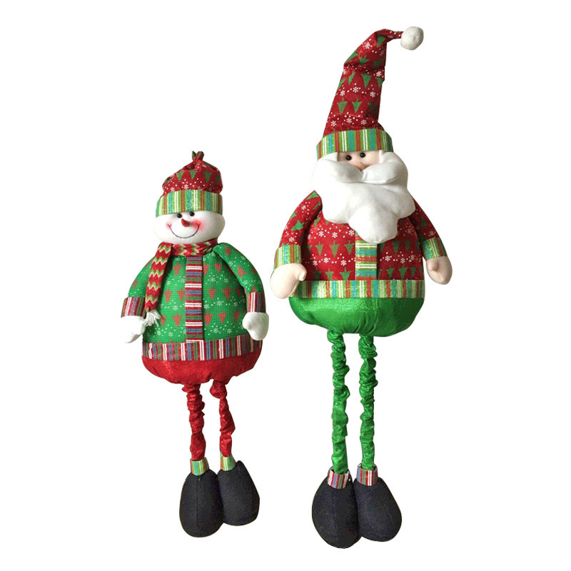 New Christmas dolls can stretch the long-legged children's toy for Christmas.