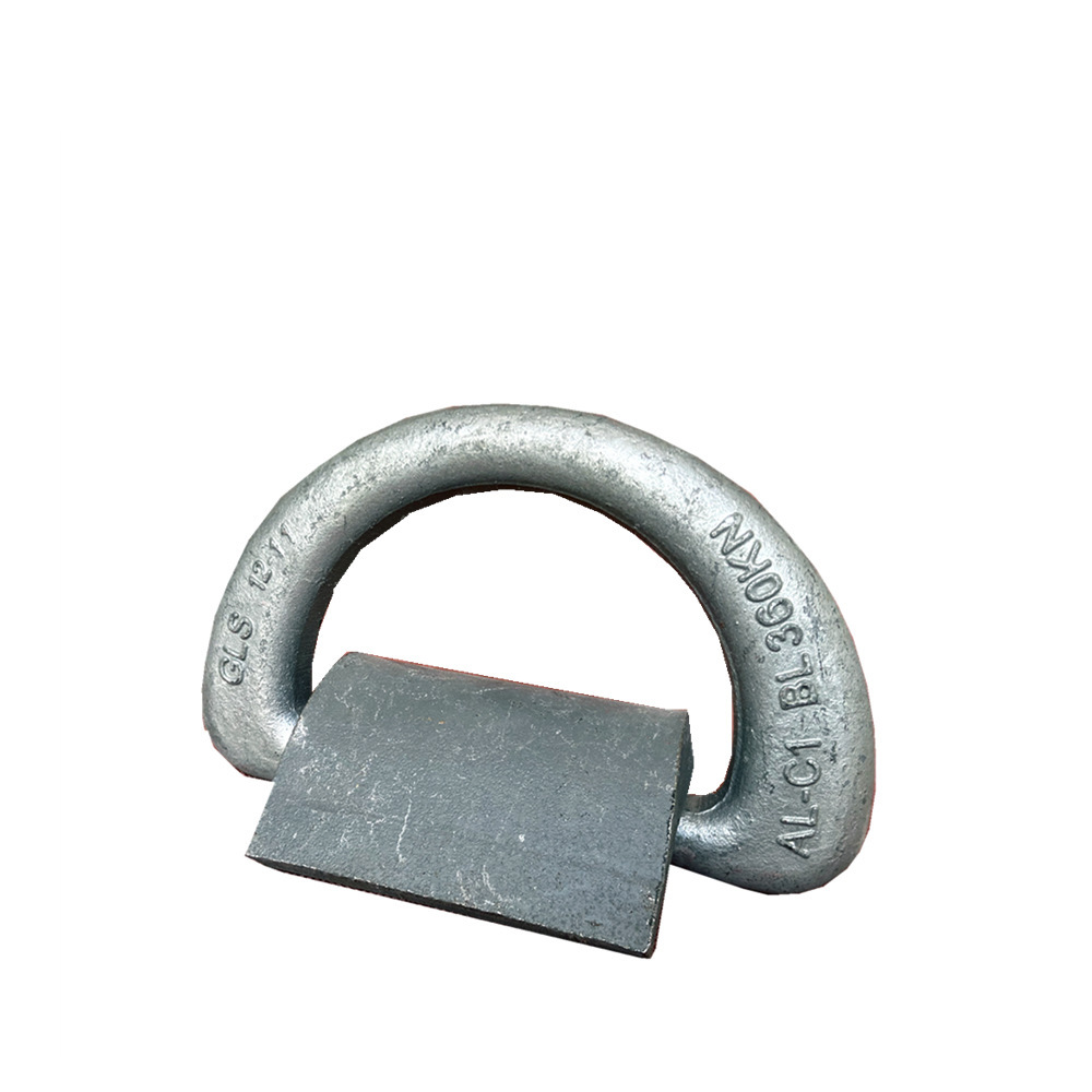 Container lock, standard D ring, welded crane ring, bell, 304 stainless steel D buttons.